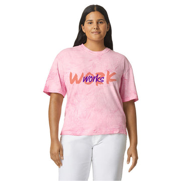 Dye Dirty  WORK WORKS Graphic TShirt