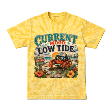 Dye Dirty Current Mood Low Tide Tie-Dye T-Shirt