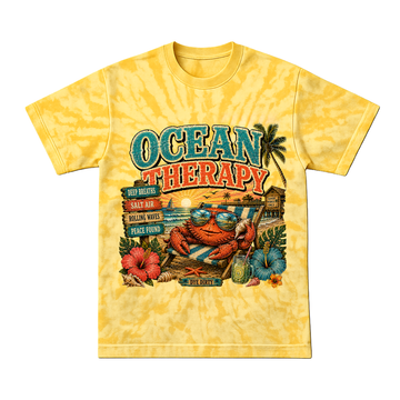 Dye Dirty Ocean Therapy Tie-Dye T-Shirt