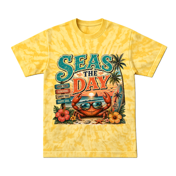 Dye Dirty Seas the Day Tie-Dye T-Shirt