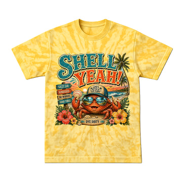 Dye Dirty Shell Yeah Tie-Dye T-Shirt