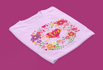 Dye Dirty Mom Heart T-Shirt, Mother's Day Mama Graphic Tee