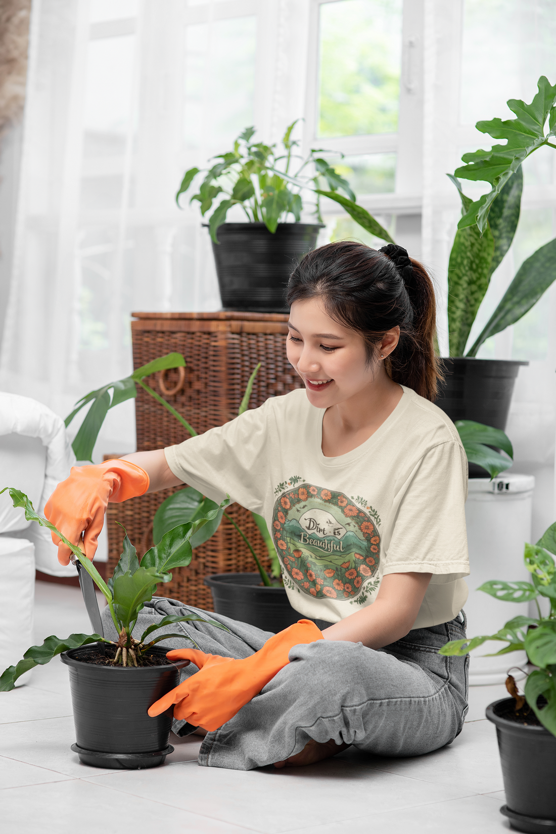 Dye Dirty  Dirt is Beautiful, Gardener's, Earth Lover's T-Shirt
