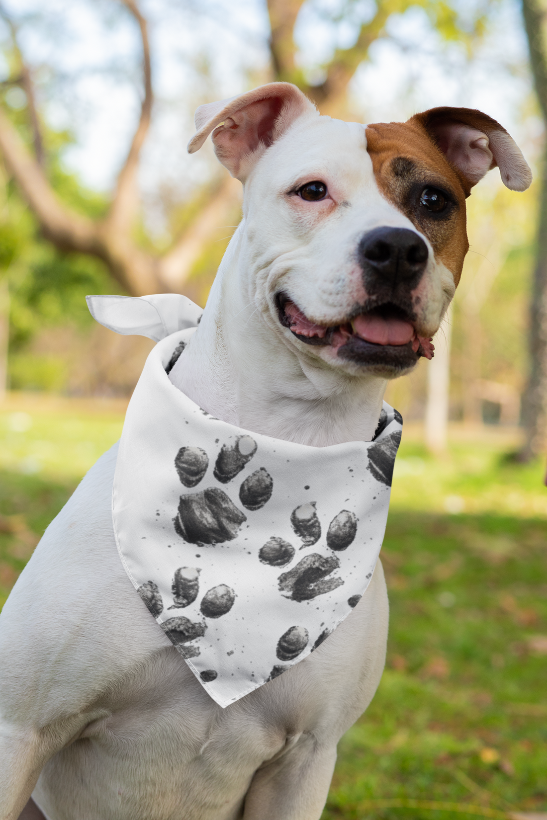 Dye Dirty LLC   Dirty Dog Pawprint Bandana