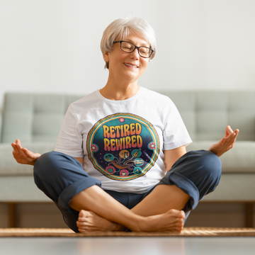 Dye Dirty Retired Rewired T-Shirt Fun and Vibrant Theme