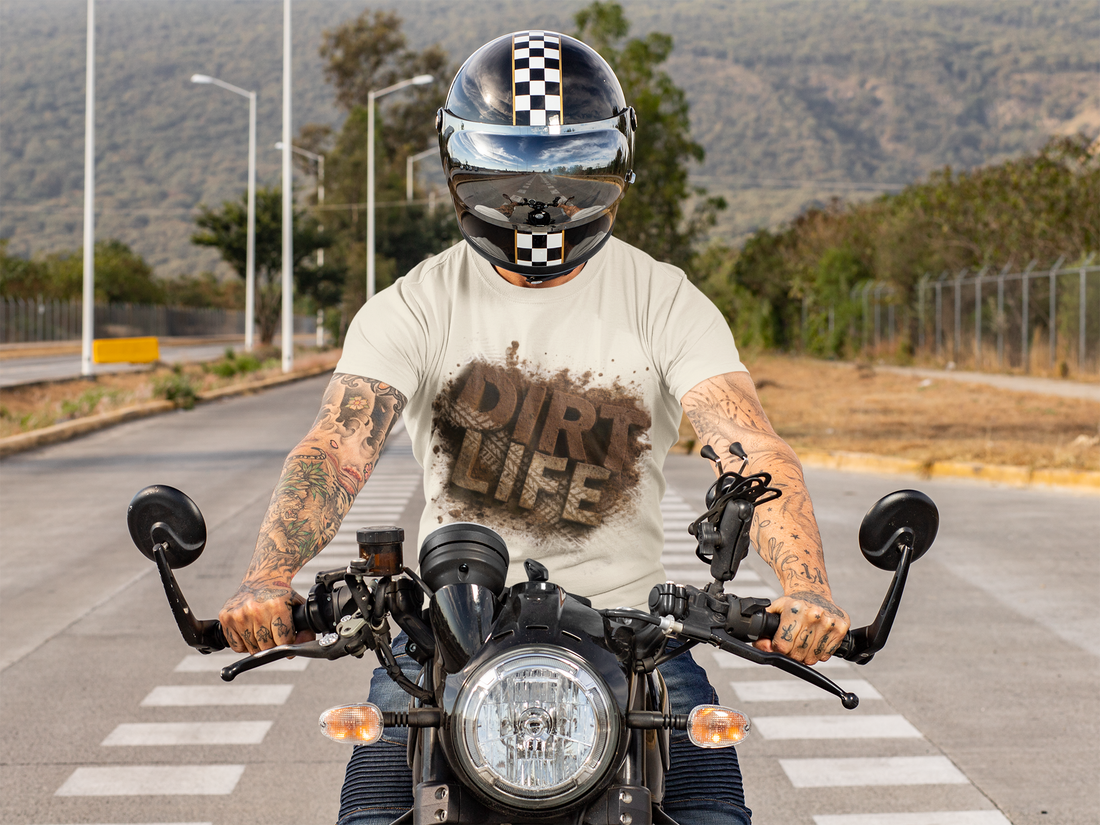 Dye DIrty Dirt Life T-Shirt For Biking and Motorcycle Enthusiast!
