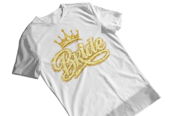 Dye Dirty Bride & Team Bride Sparkle Celebration T-Shirts